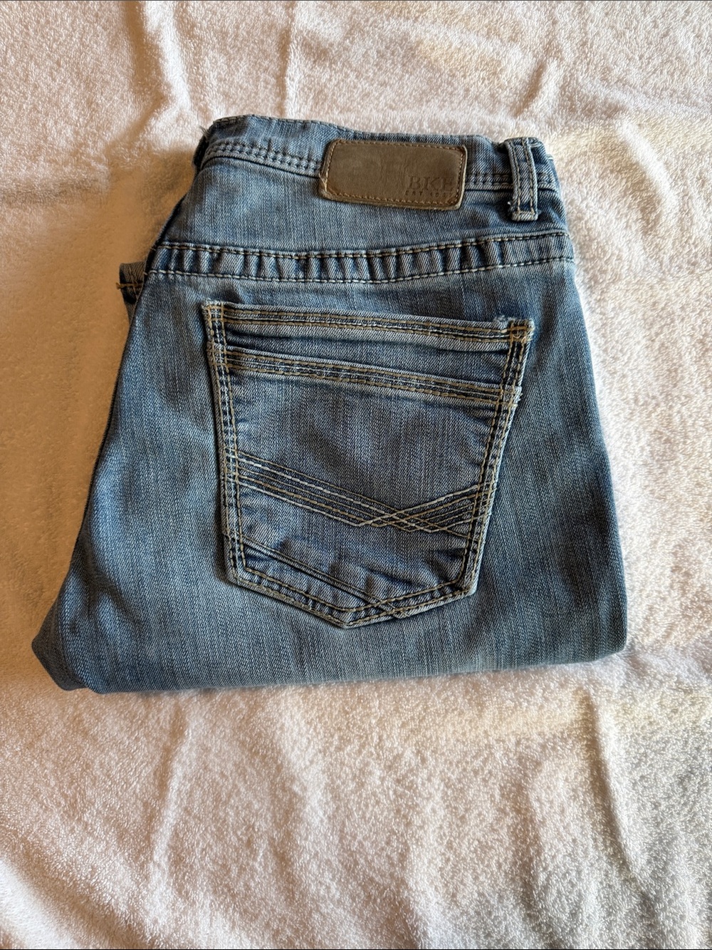 Buckle Medium Blue Men’s Bootcut Jeans